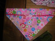 collar slide pink bandanna